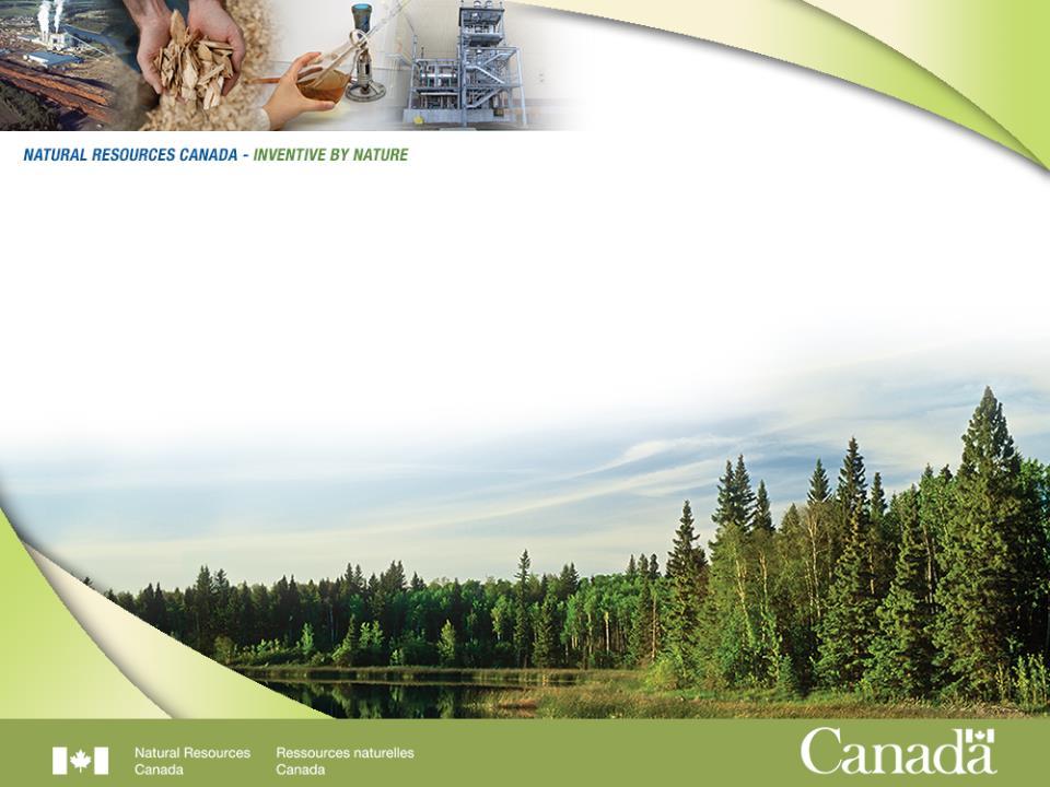 1 s Biomass Opportunity Canadian Forest Service -