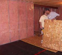 Insulate on exterior Slabs Slabs can loose significant
