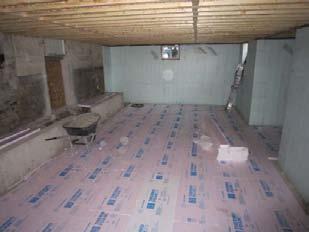 Painted drywall, stud, batt with foam OK Care needed at