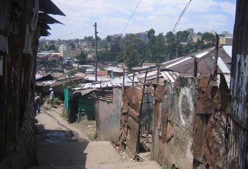 5.3 Impacts of urbanisation In Addis Ababa, a report in 2008 found that 80% of the houses in the city were cassed as sums due to the physica deterioration of its housing, overcrowding, high density,