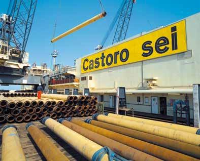 CASTORO SEI SEMI SUBMERSIBLE PIPELAY VESSEL The Castoro Sei provides a safe, reliable and stable operating platform capable of laying subsea pipelines up to 60 inches in diameter, with additional