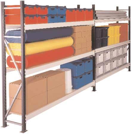 The system allows you to easily adjust your shelf heights and configurations as your stock patterns change.