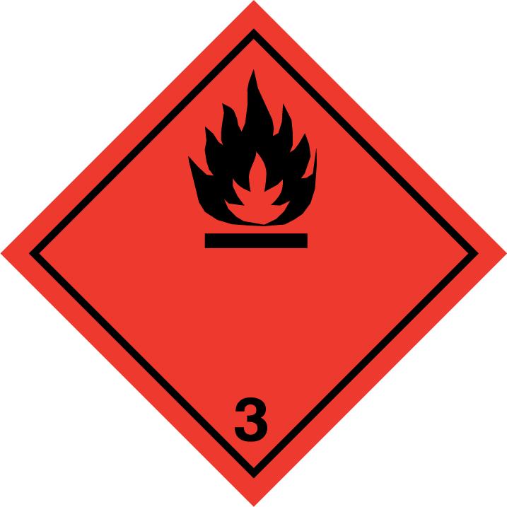 ADR/RID label 3 IMDG class ICAO class/division Class 3: Flammable liquids. Class 3: Flammable liquids. Transport labels 14.