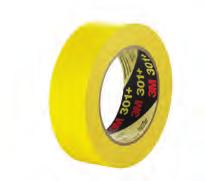 Masking Tapes Product Number/Description 3M Value Masking Tape 101+ Backing/Adhesive Total Thickness mils (mm) Temperature Range F ( C) (051115-) 18mm x 55m 68707-5 48 Indoor use Light-duty