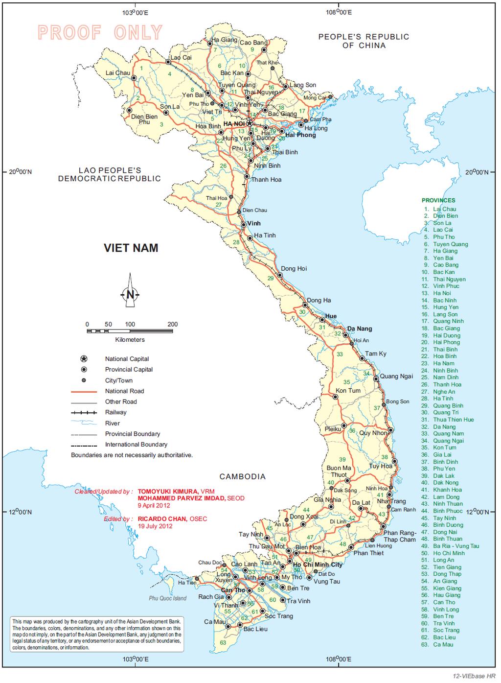 VIE: 7856 Secondary Cities Development Project Tam Ky Quang Nam Province Central coastal region Buon Ma Thuot Dak Lak Province Central highlands Ha Tinh Ha Tinh