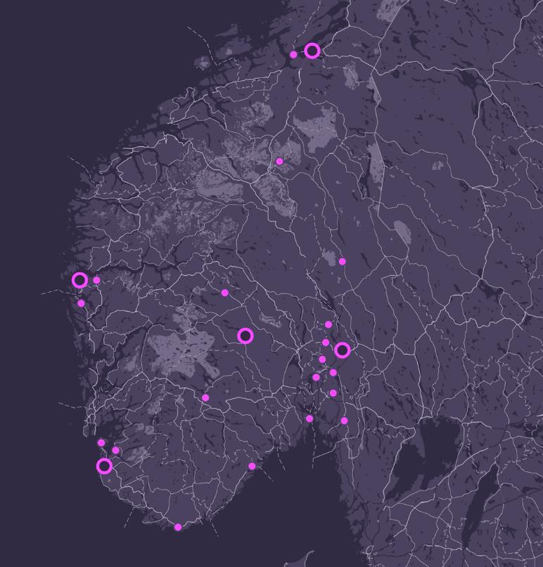 Establishing hydrogen infrastructure in Norway Project examples 20 MNOK support for establishment of 2 additional HRS in Akershus in 2018 Uno-X Hydrogen received support to establish 2 new hydrogen