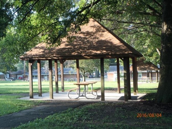 Louis County Parks Square Footage: Wedding Shelter 784 SF; Deborah Shelter 324; SF James Shelter 324 SF Type of Structure: Wooden