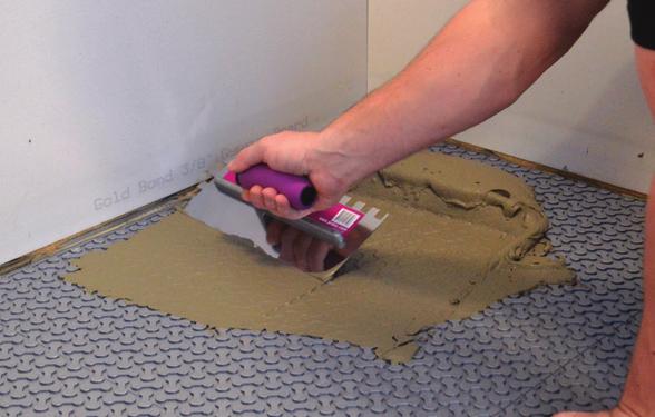 Step 8 Cover the joints with self-adhesive ARDEX UD 156 Movement Joint