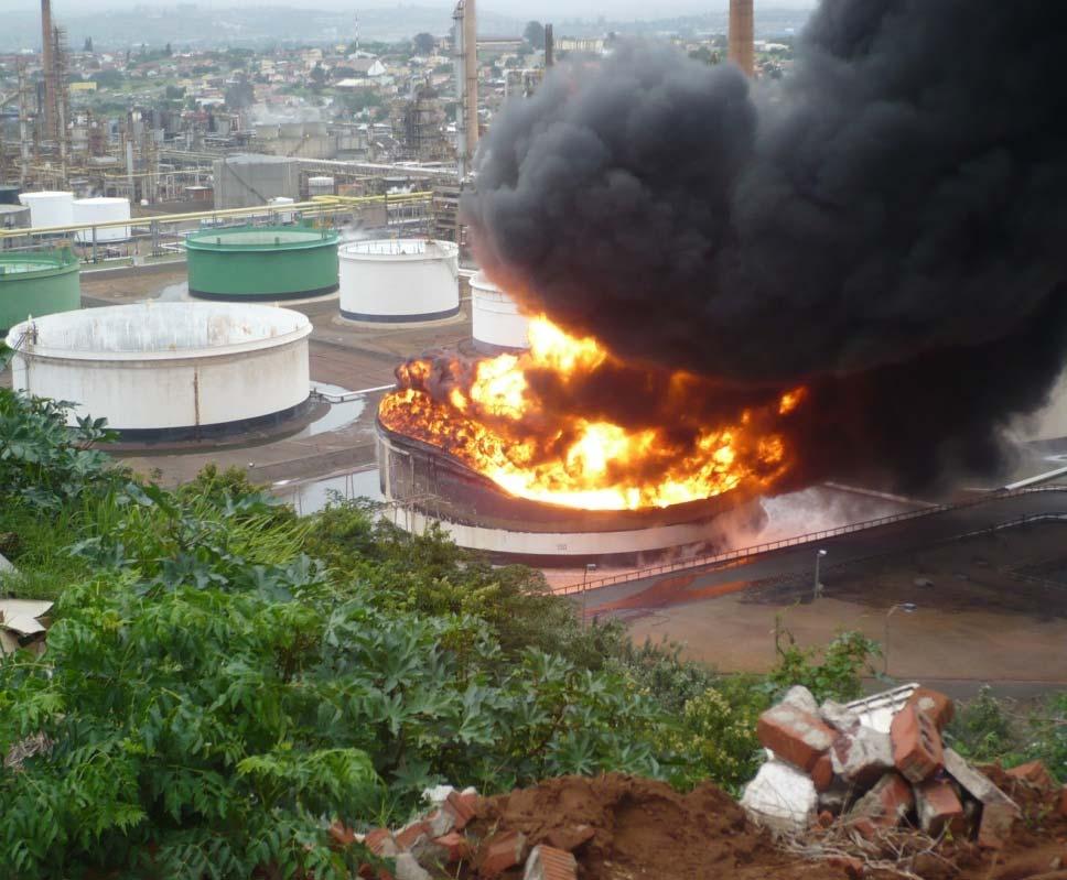Duigan November 2007: Storage tank fire