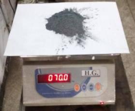 Fig 1 Weighing of SiC and Commercial Aluminium on Weighting Machine Aluminium and SiC was taken in different proportion for the preparation of Al-5% SiC, Al-10% SiC, Al-15% SiC, Al- 20% SiC and