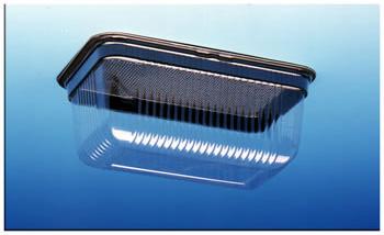 This material gives FoodPak containers their outstanding rigidity, light weight, low cost, and sparkling clarity.