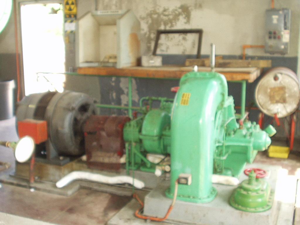 life and should be replaced, but are currently serviceable. Gas-driven blower used continuously.