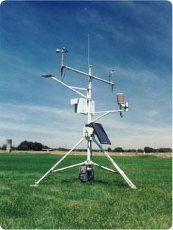 CIMIS Weather Station --reference ET (ETo) -- Micrometeorological data -- Temperature -- Wind speed -- Net radiation -- Rain gauge -- other Used to estimate the ET of a well-watered grass under