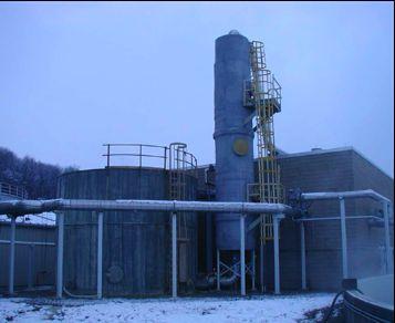 Thiopaq Unit" Application: Landfill Gas, 500 scfm, 30,000 ppmv H2S, 1800