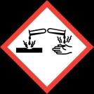 GHS-Labelling Symbol(s) : Signal word : Danger Hazard statements : May be corrosive to metals. Causes serious eye irritation. May cause respiratory irritation.