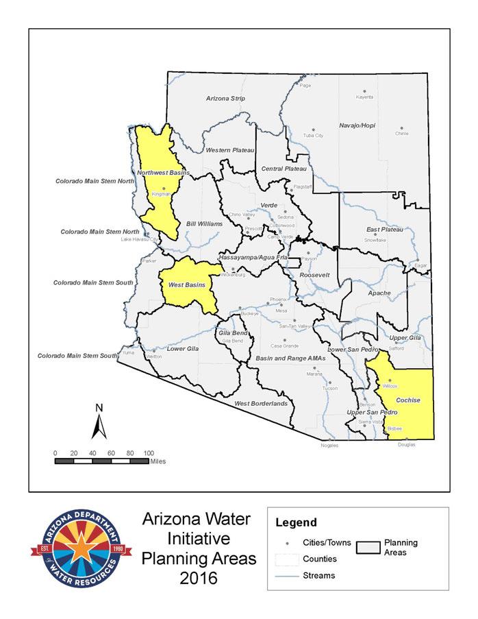 Rural Arizona Groundwater Challenges La Paz County Average water levels are declining in most index wells measured in the Ranegras Plain Basin between 2014 and 2017.