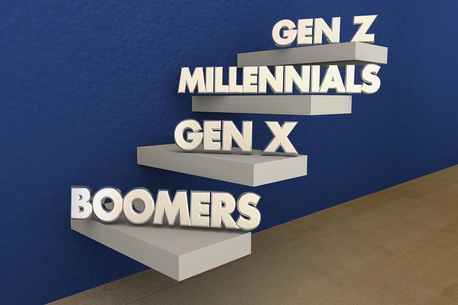 Main Differences Among the Generations of Employees Understanding the mindsets each generation brings to work, as well as the aspects of their work life they consider to be most important, will help