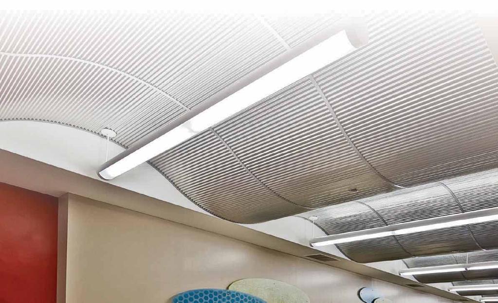 SIMPLEX LINEAR Simplex Ceilings has over 40 years experience with linear metal ceiling systems.