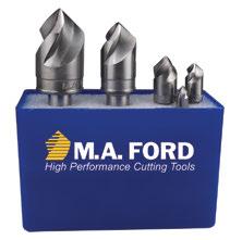 Aircraft Series 92 Designed for countersinking, chamfering and deburring aluminum, brass and similar materials. Bright finish helps reduce chip build-up on the cutting edge.
