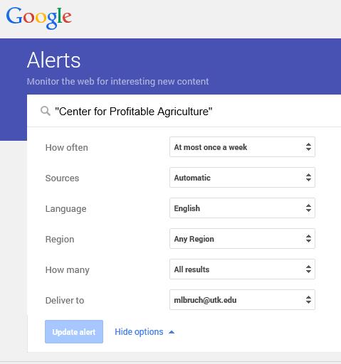 One monitoring method is to set up Google Alerts to help identify online activity that may need your attention. You can sign up at www.google.
