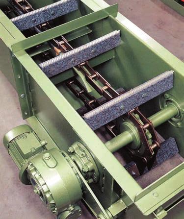 Drag Chain Conveyors Vecoplan drag-chain conveyors offer the ideal solution for difficult material conveying.