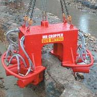 Hydraulic pile breakers are available to cater for a wide range of concrete pile shapes and sizes, both cast in place and