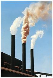 Controlling Air Pollution Smokestacks with electrostatic precipitator