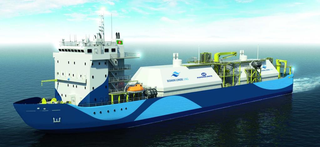 LNG Bunker Supply Vessel combines highest safety standards & superior performance Vessel LOA: 110 m Breadth: 18 m Draught: 5.3 m Crew: max.