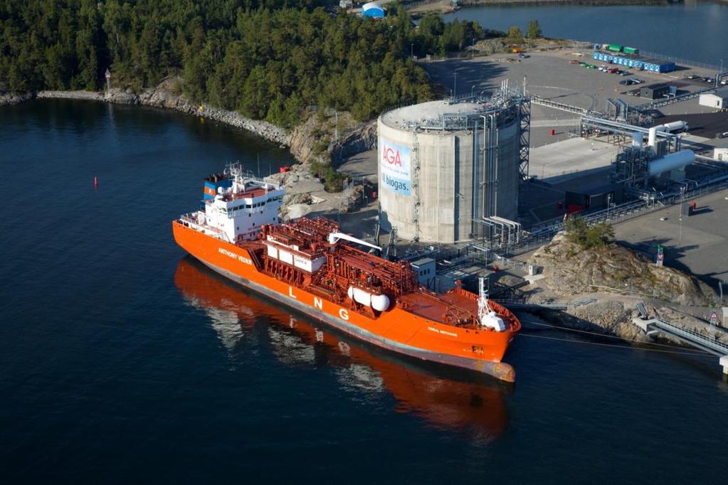 20,000 cbm LNG terminal in Nynashamn,