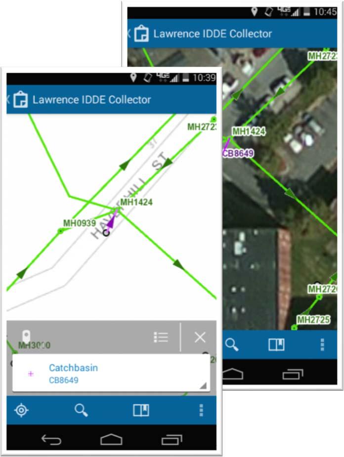 ESRI Collector Application Interactive mapping application Able to link investigation results to pipe segments in the field Allows for real time tracking of