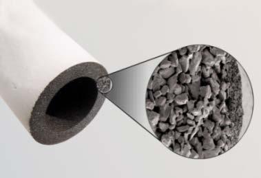 Grade efficiency Total efficiency 99,92 % 100,0% 99,5% 99,0% 98,5% 98,0% 97,5% 0,1 1 10 Particle size in µm Filter