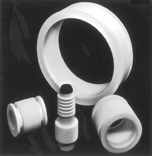 Bellows The following bellow types have proven suitable in practice: Because of the great mechanical demands which may be required in individual cases, and the chemical resistance necessary, PTFE