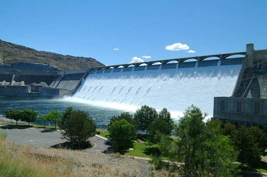 Hydroelectric energy Generated from the energy of a stream of water flowing downhill The only form of water-derived energy that