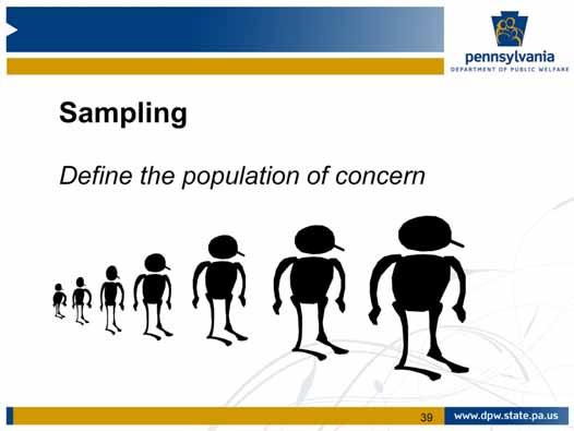 Statistics simplifies these problems by using the technique of sampling.