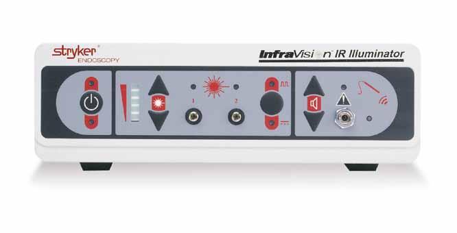 Infrared Technology Laparoscopy The InfraVision Illuminator Uses infrared technology to transilluminate Ureteral and Esophageal structures, assisting with structural identification, decreasing