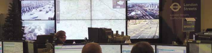 TRAFFIC EFFICIENCY AND MOBILITY Traffic control centre in London Efficient mobility The Traffic Efficiency pillar addresses issues related to network management and innovative services, in particular