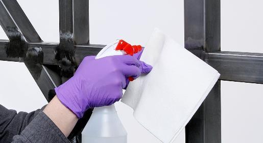 Common Surface Preparation Techniques Solvent Wipe Removes contaminants (dust, fingerprints, oils) from surface -