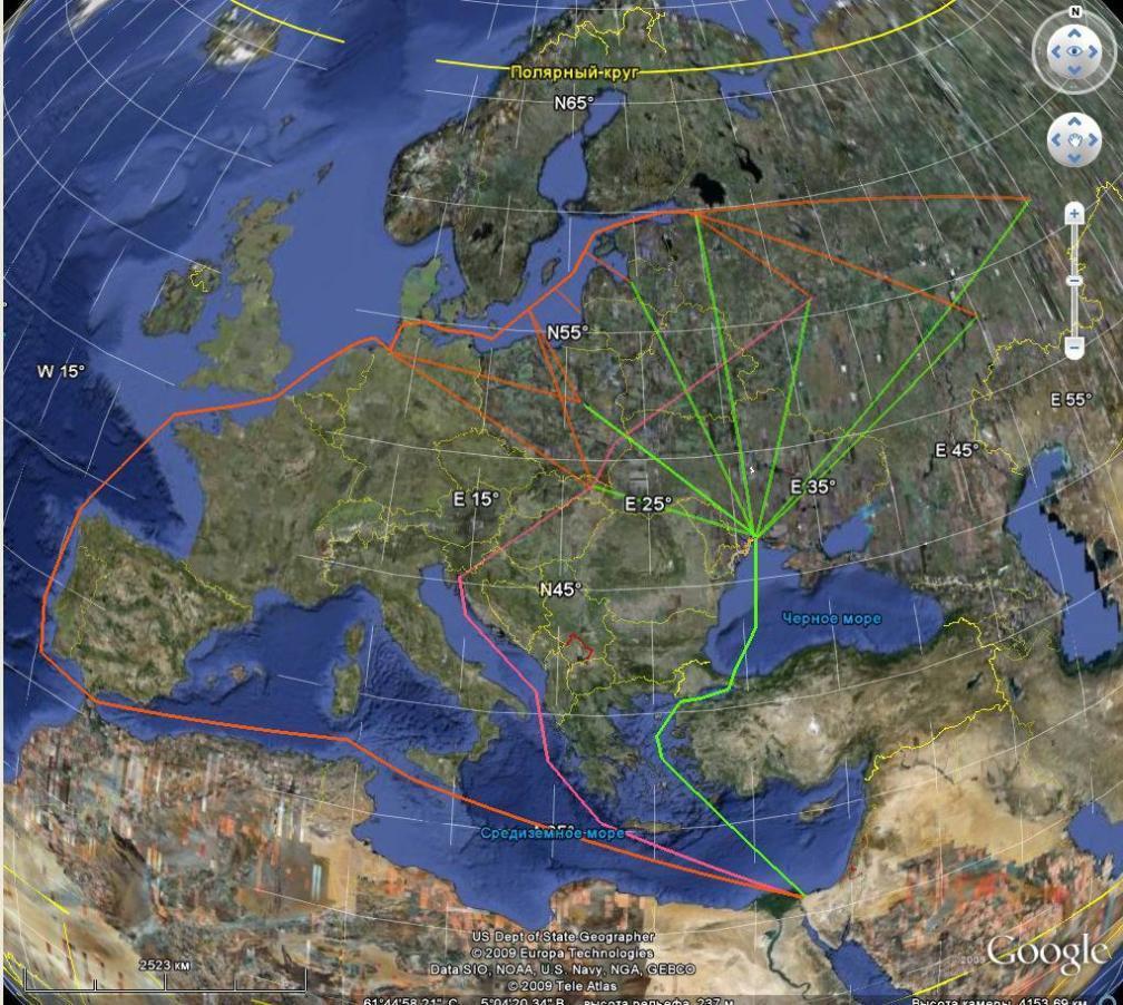 TIS Container Terminal: prospects of railway routes Existing route to delivery of the goods to Eastern Europe and Russia (round-the-europe via continental ports and Baltics) Transcontainer s route: