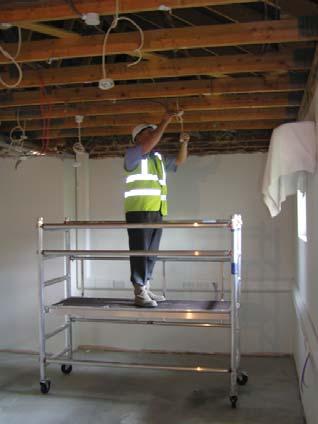 The ladder guard can also be used simply to inform site personal not to climb a ladder as the scaffold may be incomplete or not yet