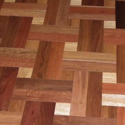 Parquetry Timber Flooring Solid strip timber flooring can be fixed direct to joists, to sheet subfloors of particleboard or plywood over joists, plywood or battens over concrete slabs and in some
