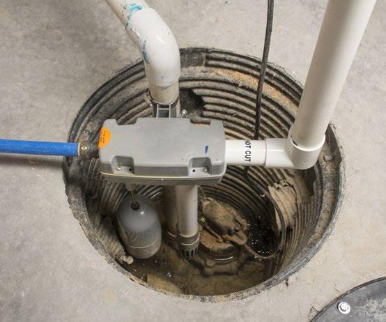 INSIDE Your Home Install a Sump Pump If you have water seeping into your basement walls or floors, and you don t have a sump pump, consider having one installed.
