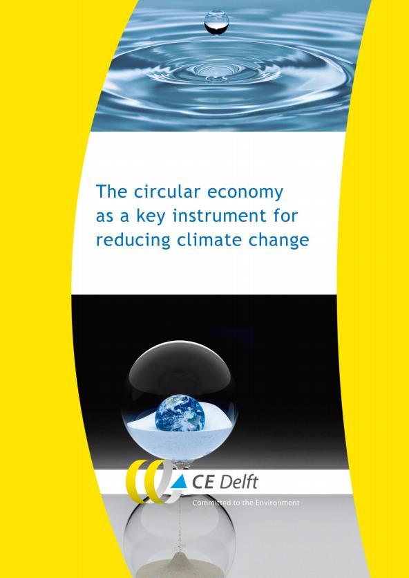 Reducing climate change Circular economy an instrument for reducing climate change.