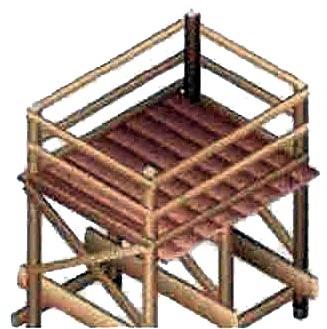 # Wood splice plates or scab plates must be provided on at least two adjacent sides, and must: R Extend at least 2' on either side of the splice; R Overlap the abutted ends equally; and R Have at