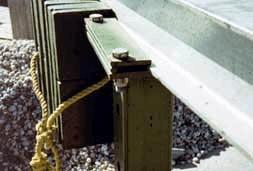 these same outrigger beam counterweights your anchorage for a personal fall-arrest system (PFAS) because the counterweights might accidentally become displaced if a bolted steel plate clamp becomes