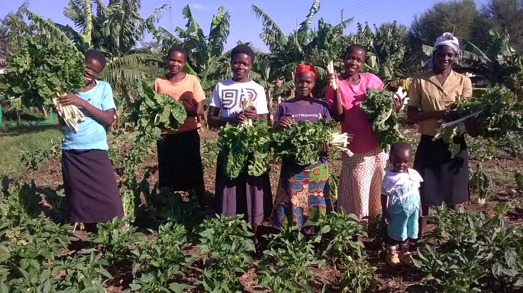 Impact Spotlight Group: DIG Young Mothers Club DIG targeted young mothers with children under 5, living in poverty in rural Kenya to improve their livelihoods and household nutrition.