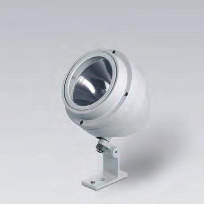 Nightspot B with mounting base For metal halide lamps (HIT) and ceramic metal halide lamps (HIT-CE) protection class I, IP65, IK08 windage area AW 0.