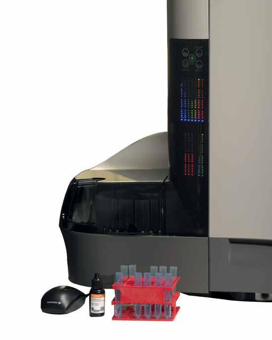 Gain time and conserve sample Accelerate your throughput with the power and flexibility of three-laser and 10-color Navios.