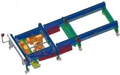 It needs less slope than roller conveyors and can also be used for curve applications.