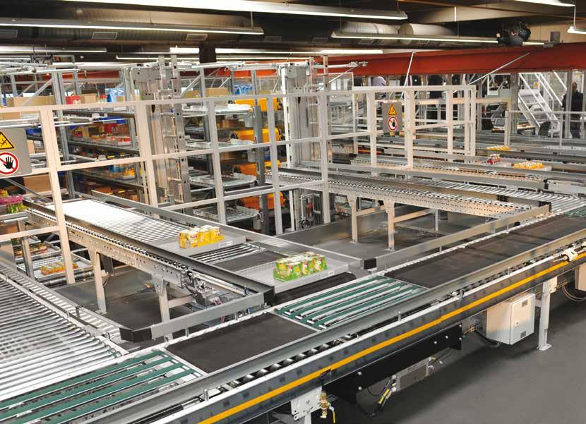Roller Transportation Conveyor Transportation conveyors maximise material flow by actively controlling spacing and accumulation, and enabling vertical or inclined movement.