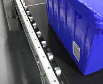 Belt Transportation Conveyor Dematic MCS lets you handle a wide variety of items from packages, cartons, cases to tote boxes, trays, stuffed envelopes or poly bags.